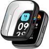 2in1 Case with Screen Protector for Xiaomi Redmi Watch 3 Active, Black