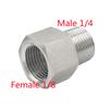 1 pezzo Acciaio Inossidabile SS304 Raccordo Tubo Resistente ad Alta Pressione M10 M14 M16 1/8" 1/4" 3/8" 1/2" BSP Filettatura Maschio Femmina