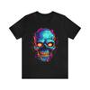 T-Shirt Unisex Cyber Fire Skull