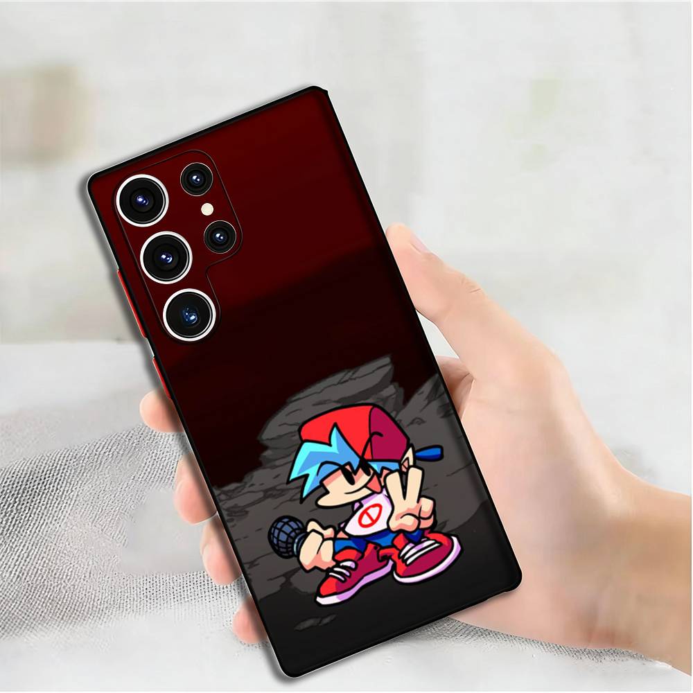 

F-Friday N-Night Funkin Phone Silicone Case for Samsung S24,22,20,23,21,20 Ultra Plus Lite 5G Print Cover Samsung S23ULTRA5G