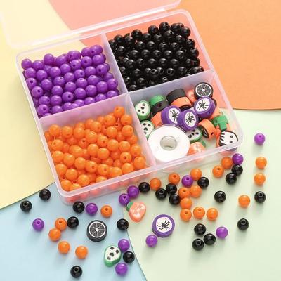 Halloween DIY Jewelry Making Kit Soft Clay Alphabet Beads for Crafting Unique Handmade Bracelets And Accessories