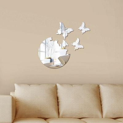 Spiegel-Wandaufkleber, praktisch, lichtbeständig, Acryl-Spiegel-Wandaufkleber, DIY, dekorativer Spiegel-Wandaufkleber, Wandaufkleber für Wohnzimmer