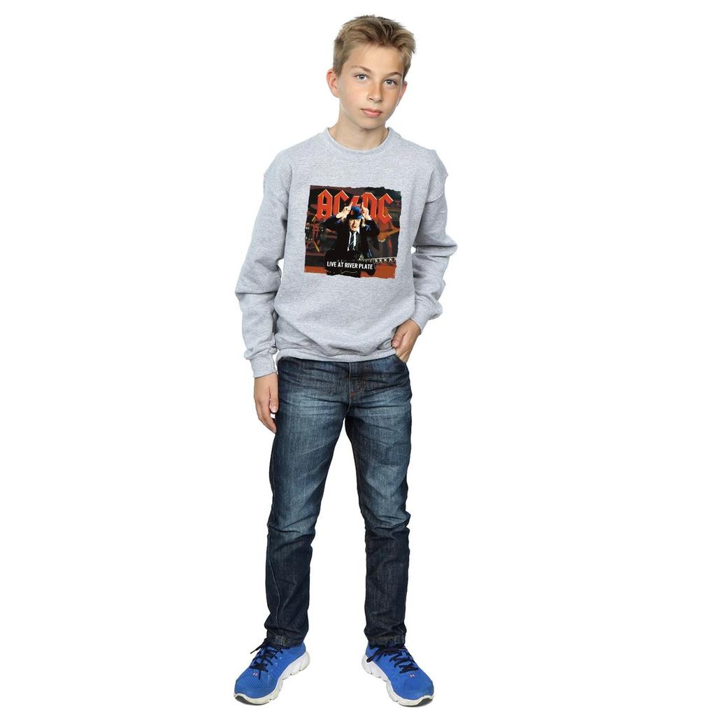 AC/DC Boys Live At River Plate Columbia Records Sweatshirt