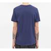 Nike Vintage Swoosh Logo Embroidered Short Sleeve T-Shirt Men Tops Military-Blue AR4997-410