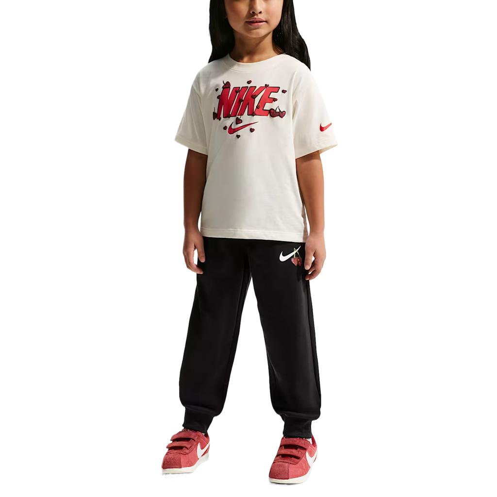 Nike Long Pants Cherry Elastic Solid Color Cuffed Kids bottoms IU5475-010
