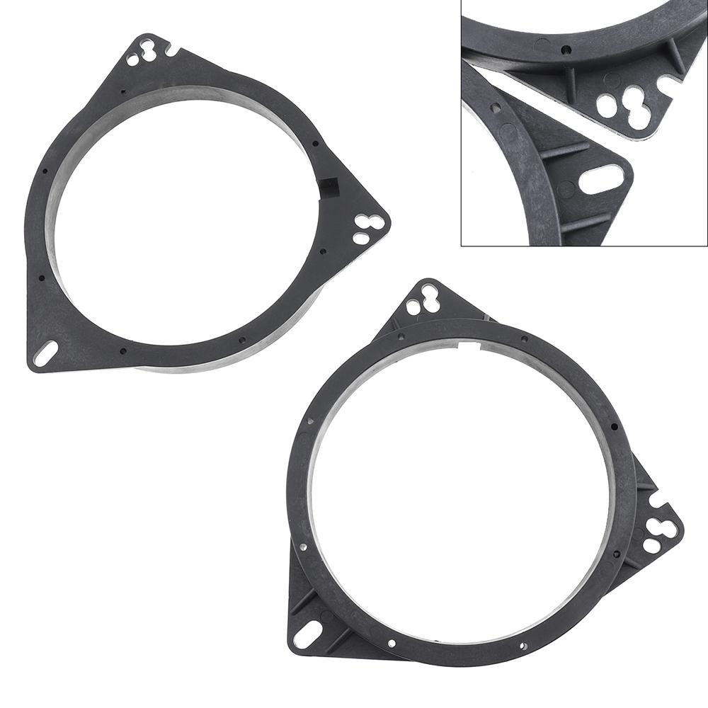 R2-2PCS 6.5 Inch Car Horn Gasket Solid Speaker Washer Adapter Bracket Suitable For Toyota Corolla Nissan Qashqai