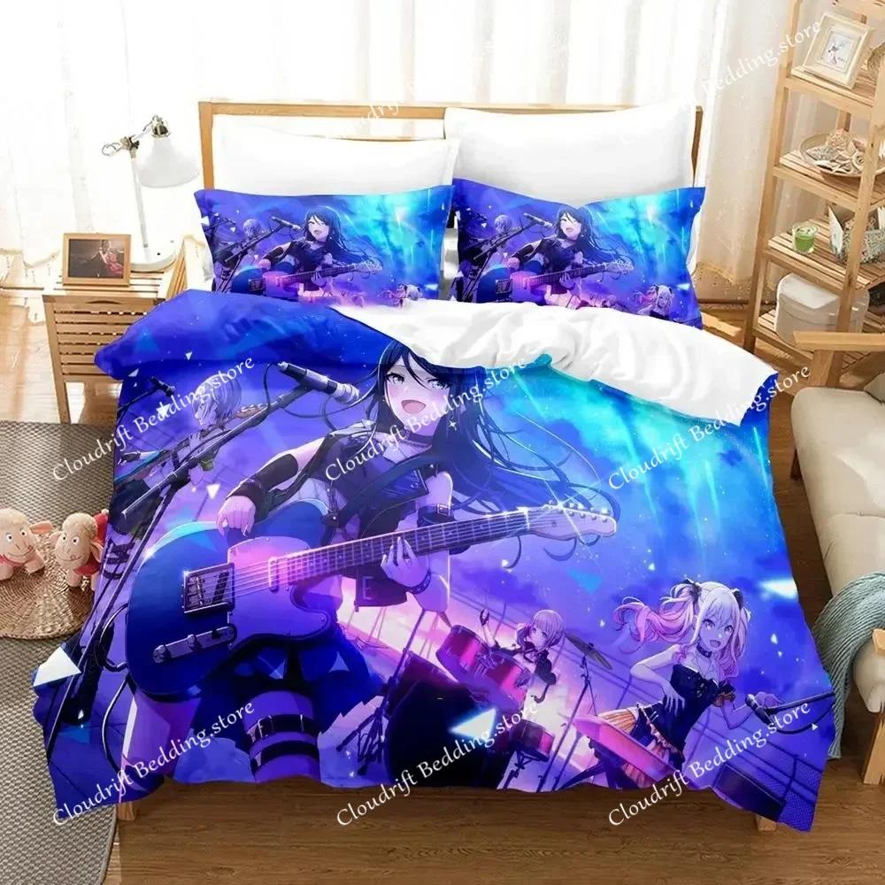 Anime Project SEKAI Hoshino Ichika  Bedding Set Boys Girls Twin Queen Size Duvet Cover Pillowcase Bed Kids Adult026