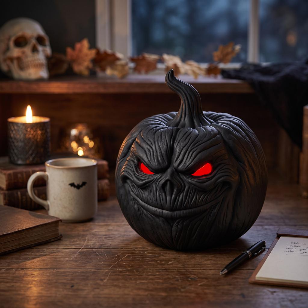 3D Printed Shadow Pumpkin Halloween Decoration Desk Shelf Home Decor