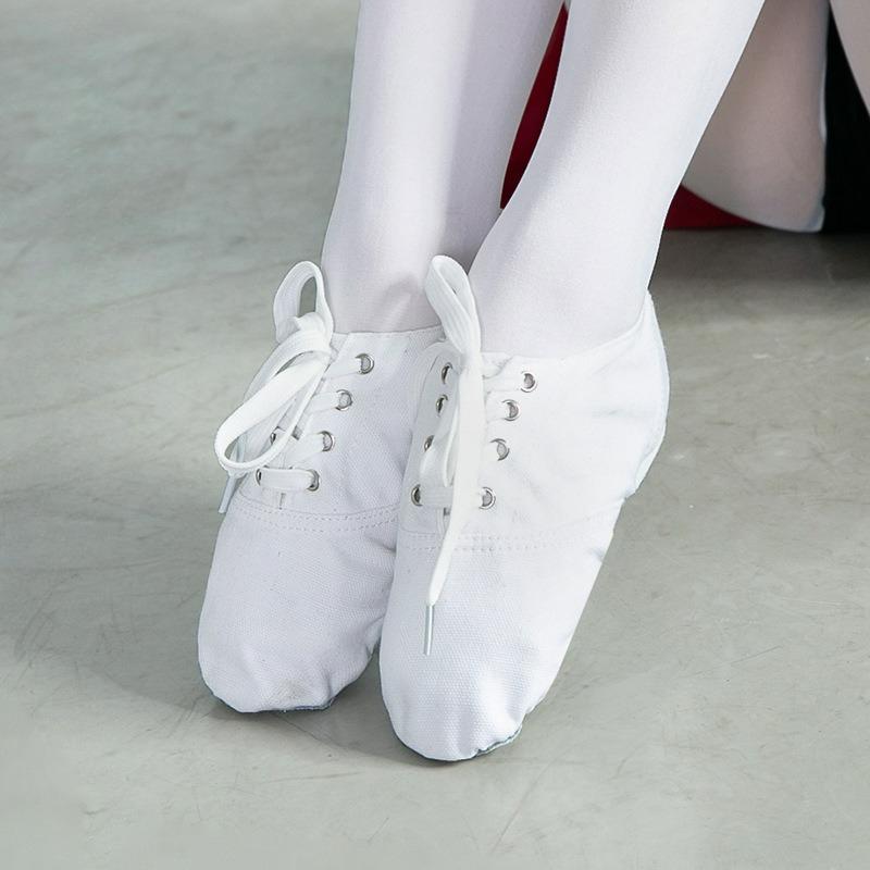 High-Top Erwachsenen-Kinder-Leinwand-Jazzstiefel, Tanzschuhe, Weichsohlige Trainingsschuhe, Tanzschuhe, Ballett-Tanzschuhe, Damen 41 gray