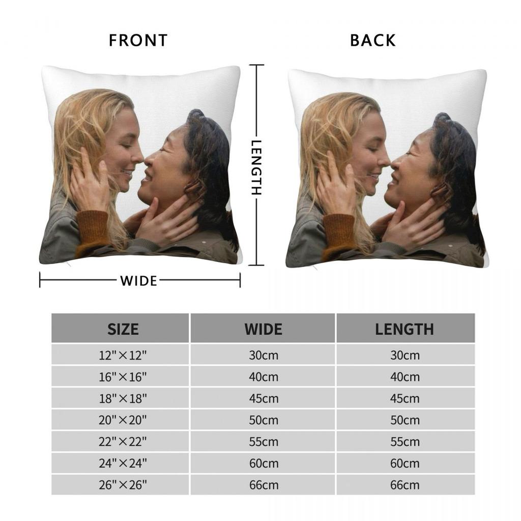Killing Eve Villanelle Eve Polastri Square Pillowcase Polyester Linen Velvet Creative Decorative Pillow Case Seater Cushion 18"
