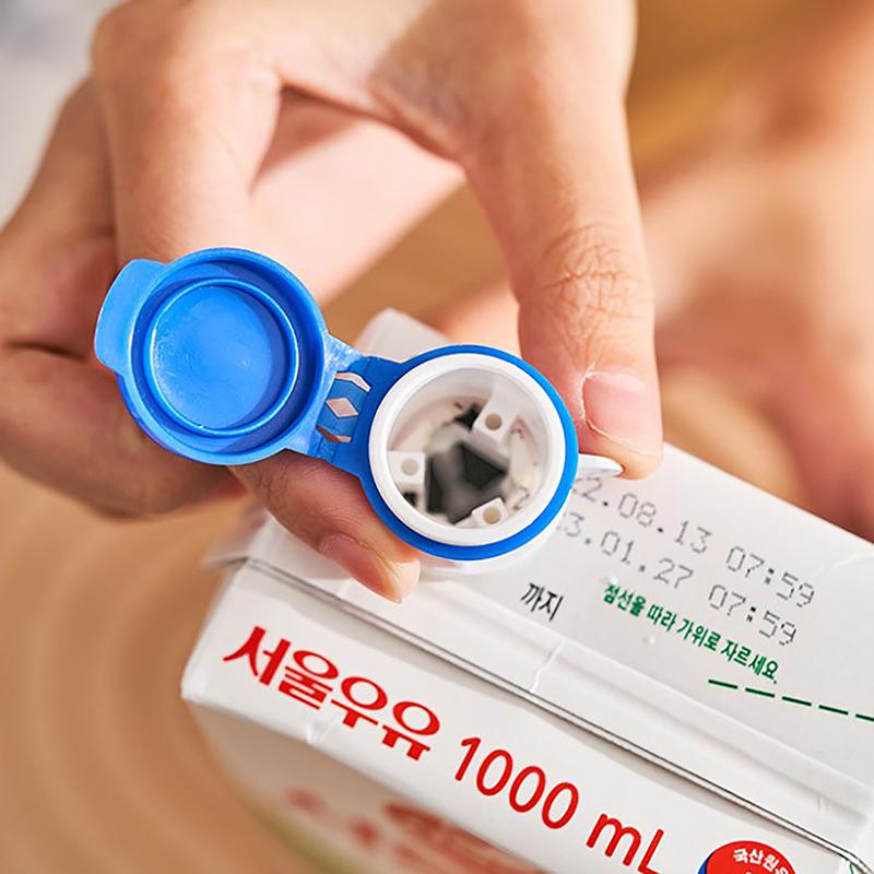 Coperchio sigillante per latte in scatola Coperchio sigillante per mantenere la freschezza Coperchio in plastica per conservare gli alimenti Gadget da cucina da viaggio Coperchio sigillante per bevande al latte