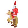 Christmas Santa Claus Cartoon Inflatable Costume for Halloween Festivals Party DecorationSanta