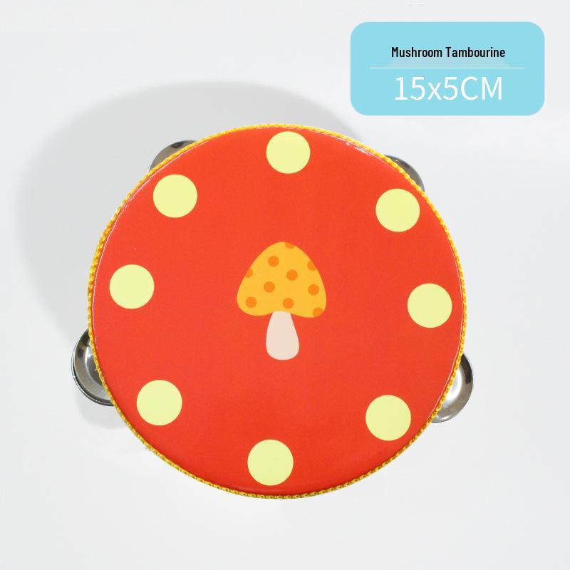 Wooden Tambourine for Early Childhood Music and Dance