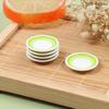 1 Set Resin Durable Mini Food Dishes Tableware Miniature Doll House Accessories