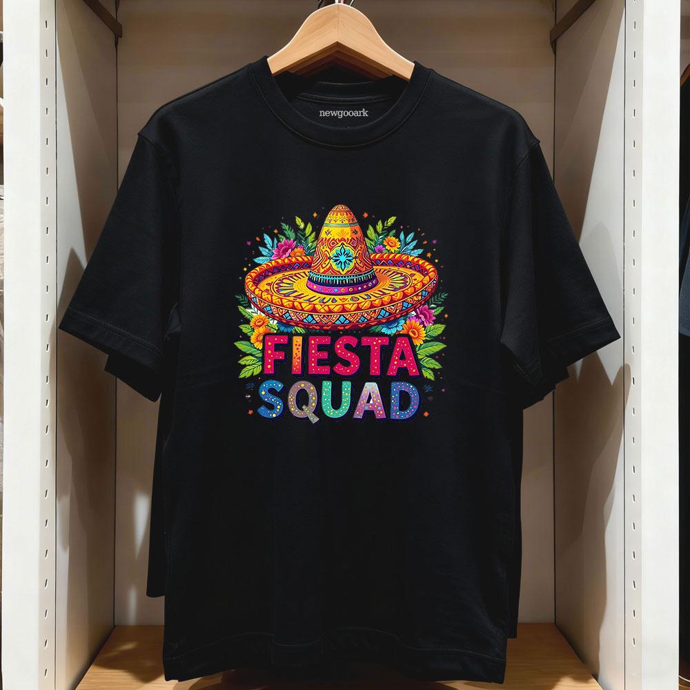 

Cinco De MaYo Party Mexican Fiesta Squad TShirt Women Unisex Casual cotton printed t shirts Adult streetwear camisetas tops tee S