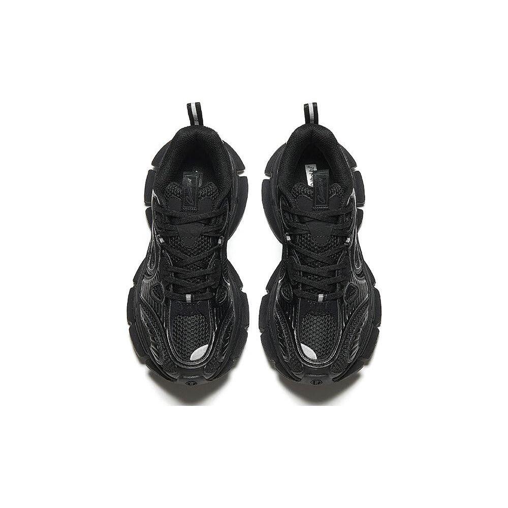 Anta Champion Series Comfortable Versatile Low-Top Dad Shoes Women sneaker Black 122418805A-1
