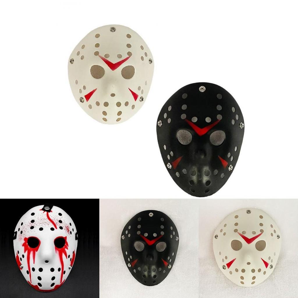Jason Mask With Blood Effect For Halloween Cosplay Scary Horror Props In Multiple Colors