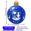 Outdoor Christmas Inflatable Ball Decoration for Parties and Courtyards