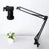 Overhead Phone Camera Tripod Stand Set Desktop Photography Arm With Ring Light Lamp For Tabletop Shot And Video Recording