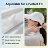 Sun Hat with Wide Brim UV Protection Adjustable Breathable Sunhat Sun Protection Anti-UV Peaked Cap Outdoor Sunshade