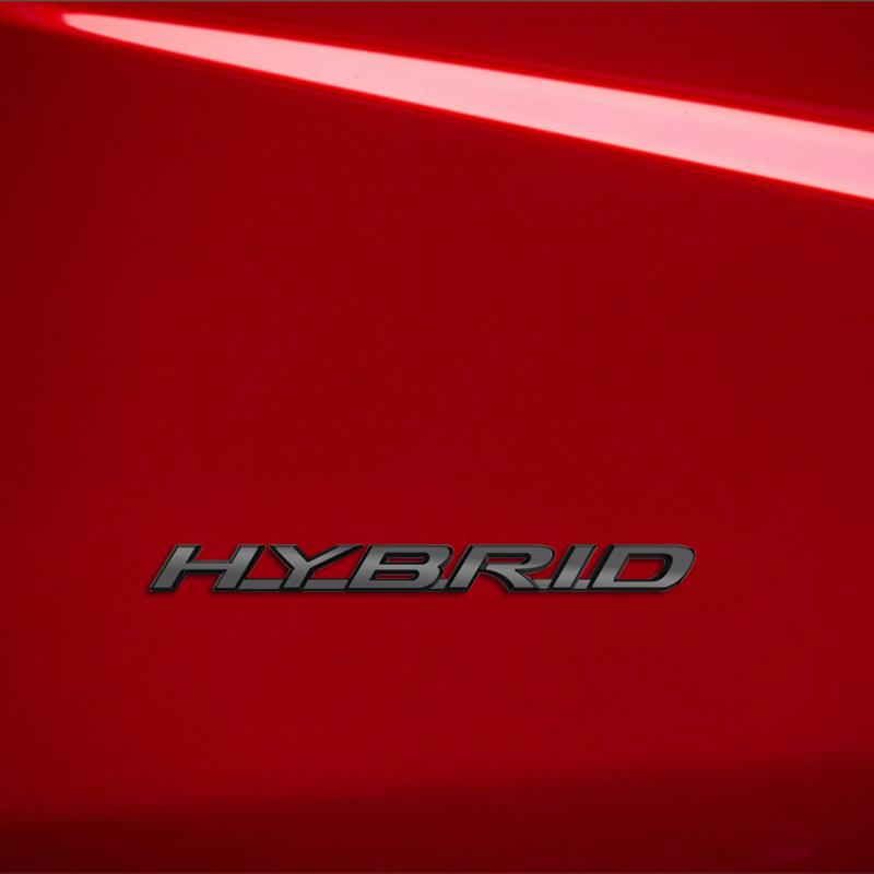 Metal Emblem Car Sticker Hybrid Badge Decal Body Trunk Decor for Lexus LS RX ES IS NX GX GS F SPORT Glossy Black Accessories GE8