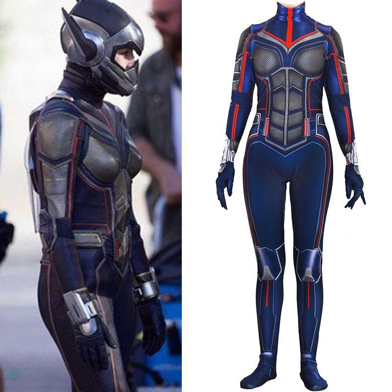 Exquisite Ant-man Wasp Tight Superhero Cosplay Costume For Kids And Adults