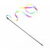 New Rainbow Ribbon Double-sided Cat Toys Cat Supplies Interactive Stick Teaser Wand