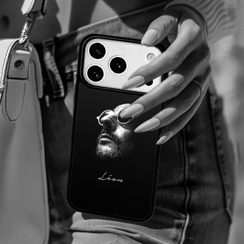Leon Movie Phone Case For iPhone 17 Air 14 15 13 12 Max Cover For Apple 16e 11 Pro Max Plus Coque