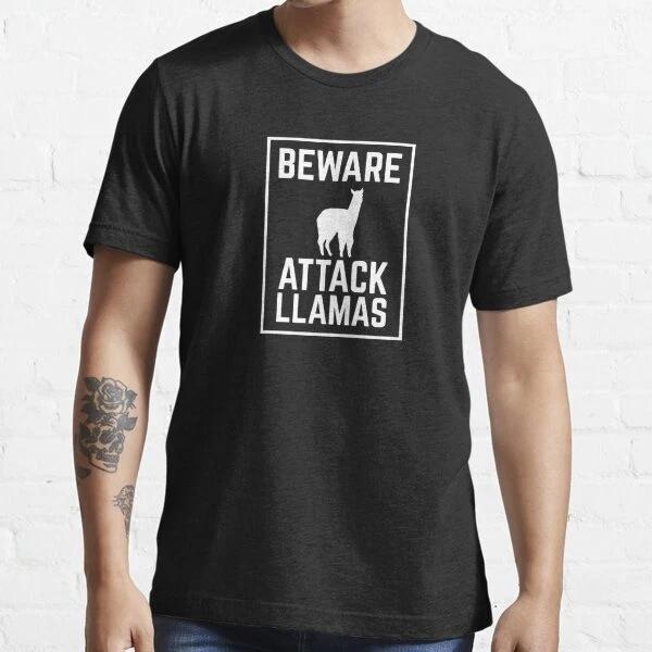 Beware Attack Llamas Best Gift Idea Essential T-Shirt S-3XL 4XL