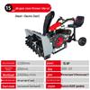 Compact Hand-Push Snow Sweeper for Efficient Road and Community Snow Removal