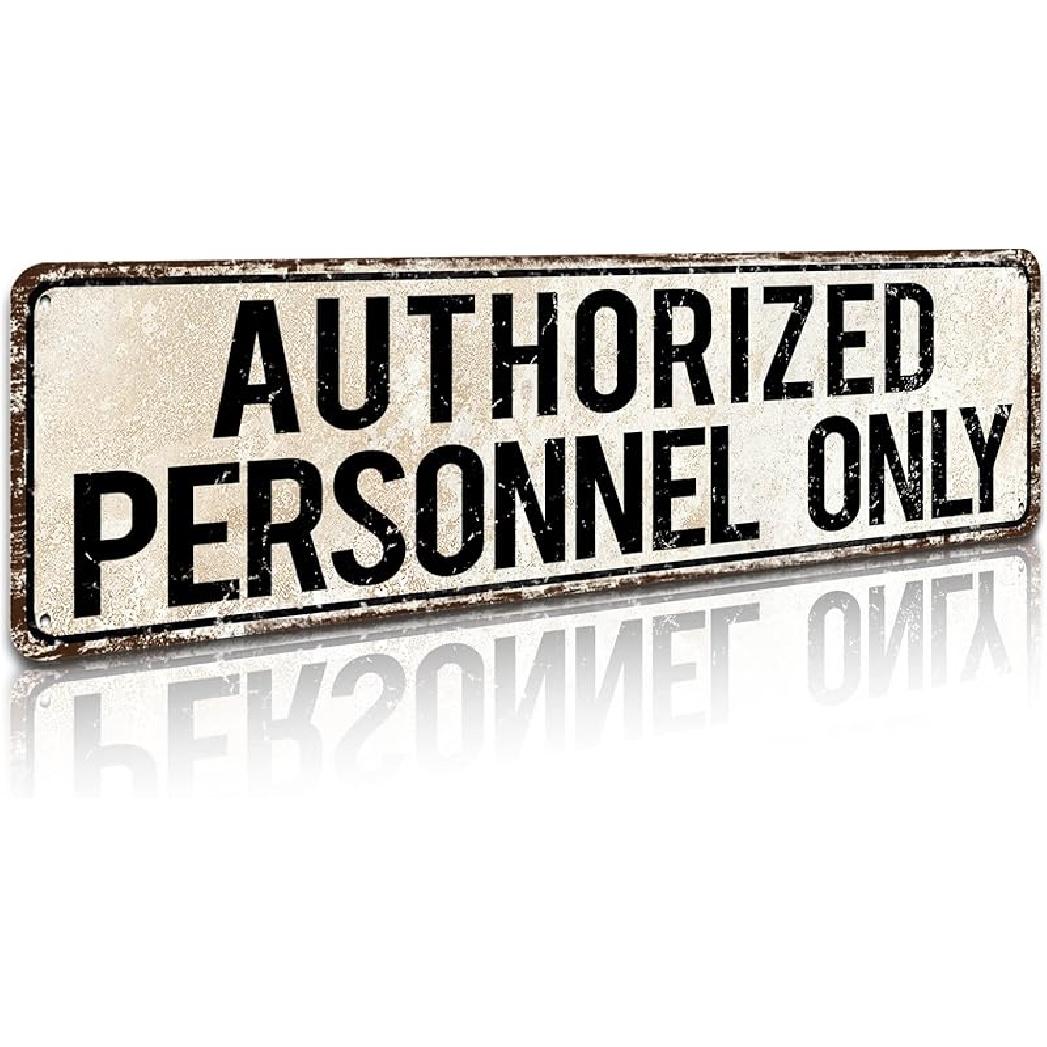 

Employees Only Sign,Ideal Employee,Staff Only Signs for Office, Business, Kitchen, Restroom,Ensures Public Do Not Enter Restricted Areas,Authorized authorized personnel only