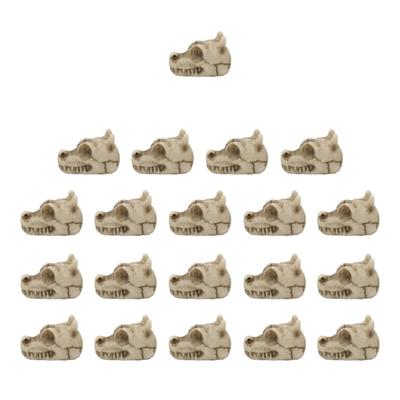 Pack Of 20 Dragon Bone Skull Stone for Halloweens Decoration Party and Themed Event