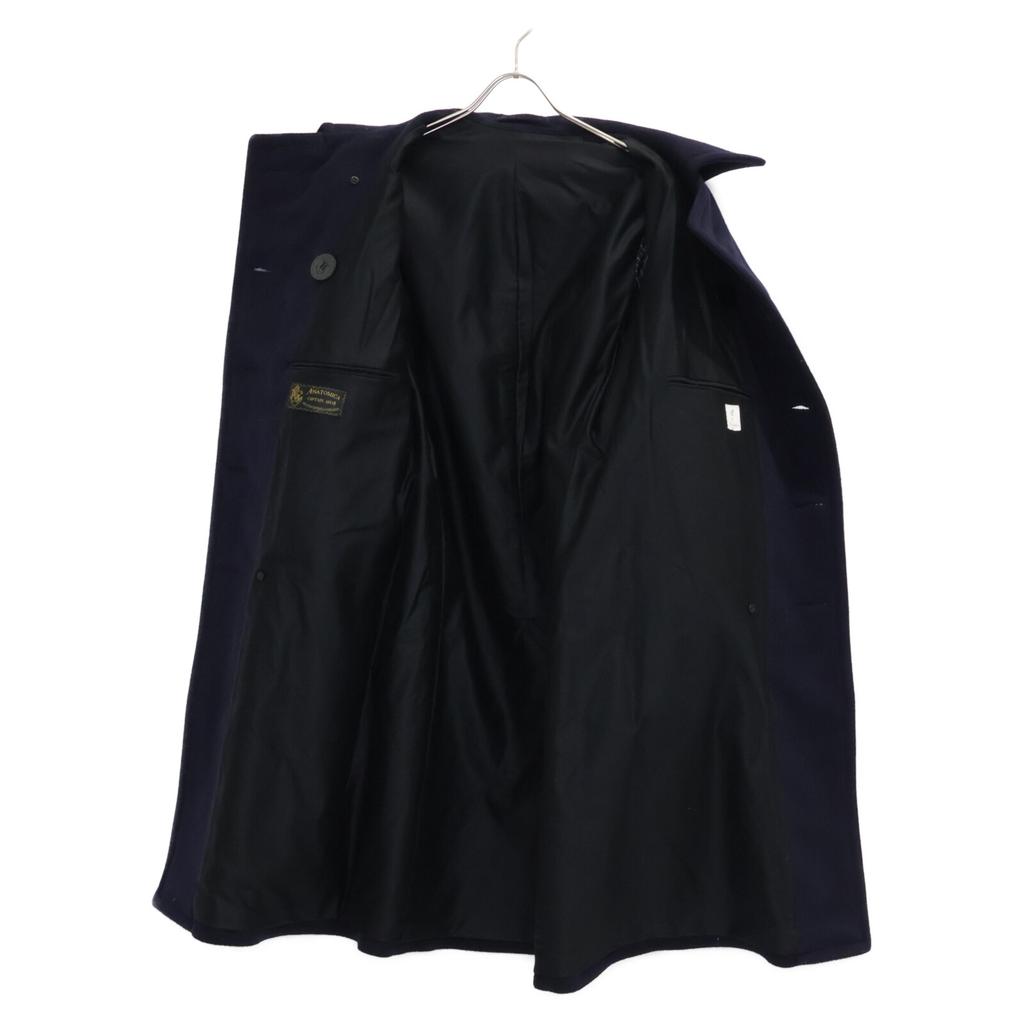 ANATOMICA 530-522-05 LONG PEA COAT USN Wool 13 Star Anchor Button Long Pea coat 38 NavyUsed