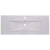Vidaxl Built-in Sink, 101 X 39.5 X 18.5 Cm, Ceramic, White