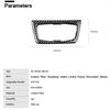 Luxury Carbon Fiber Headlight Switch Interior Trim Sticker For BMW 3 4 F30 F34