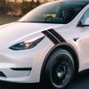 Autoaufkleber für Tesla Model 3 Y Kotflügel Markierungsaufkleber Wasserdichtes Vinyl-Aufkleber Individueller Auto-Außenbereich Autozubehör