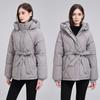 YYFS Moda donna casual autunno inverno tinta unita stampa maniche lunghe giacche e cappotti piumini