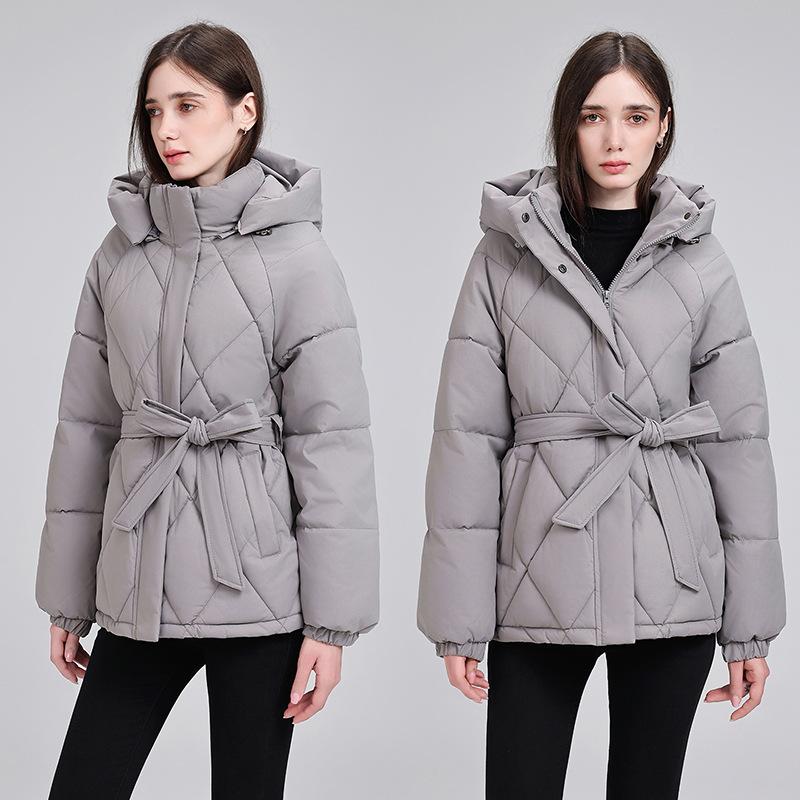 YYFS Moda donna casual autunno inverno tinta unita stampa maniche lunghe giacche e cappotti piumini