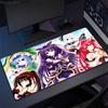 Anime Girl Tokisaki Kurumi Mouse Pad Cartoon Lockedge Large Gaming Pad Computer Gamer Keyboard Desk Mat Mousepad for PC Deskmat