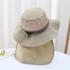 Folding Storage Children's Sunscreen Hat Summer Boys' Mesh Sunshade Big Eave Hat Shawl Hat Neck Protection