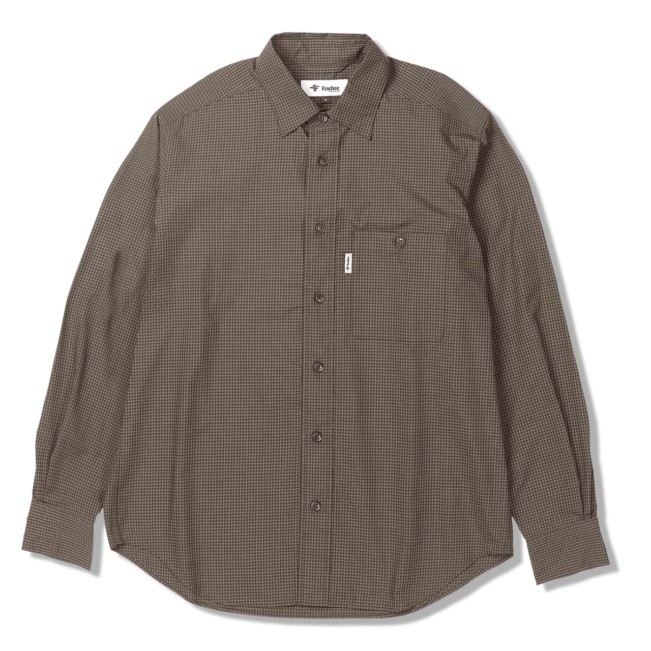 Рубашка в клетку из поплина