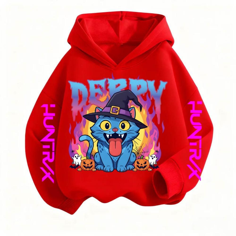 Fashion Casual Children's Hooded Sweatshirt K-Pop Devil Hunter Pullover Children's Clothing Gif Kpop Devil Hunter Girl Hooded Sweatshirt