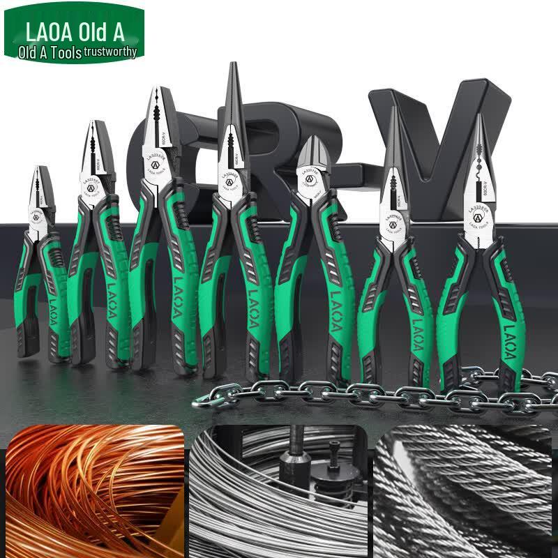 LAOA Wavy Handle Eccentric Pliers