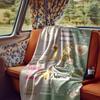 Happy 18Th Birthday Customizable Blanket Customize Text Comfortable Throw For Picnics Outdoor Travel And Camping Sofa Office Four Seasons Multipurpose