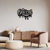Stunning 1pc Metal Queen Wall Art! Ideal indoor/outdoor decoration for living room,bedroom,and kitchen.The perfect holiday gift.