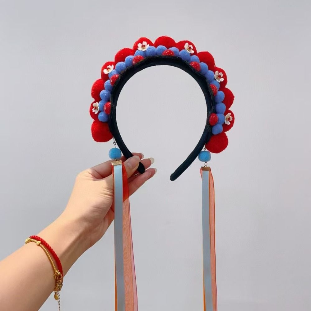 Tang Suit Hair Hoop Chinese New Year Headwear Pearl Hanfu Headwear  Girls