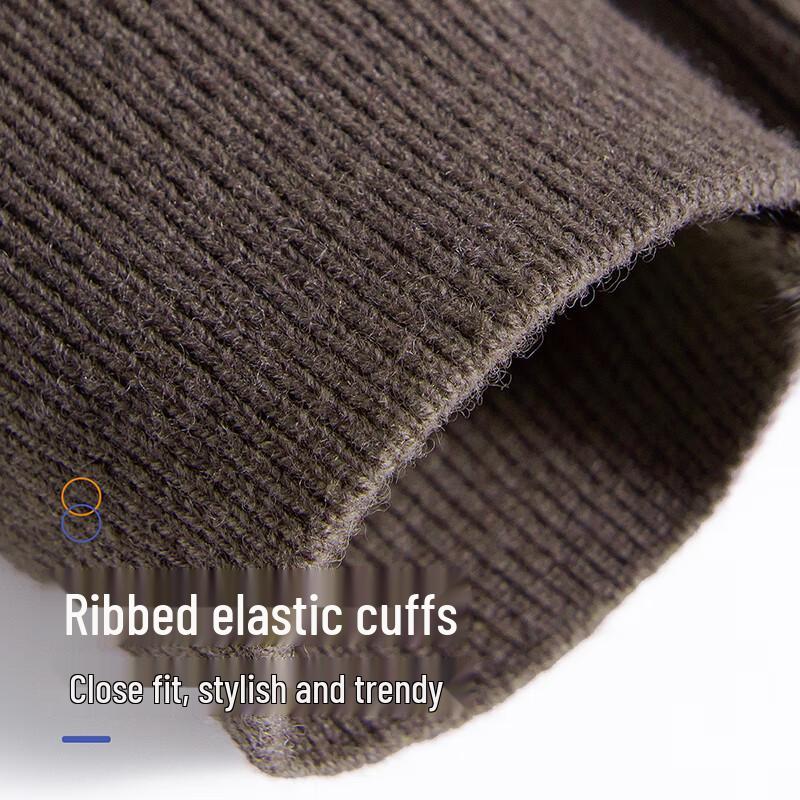 Shanshan Men's 100% Merino Wool Round Neck Sweater