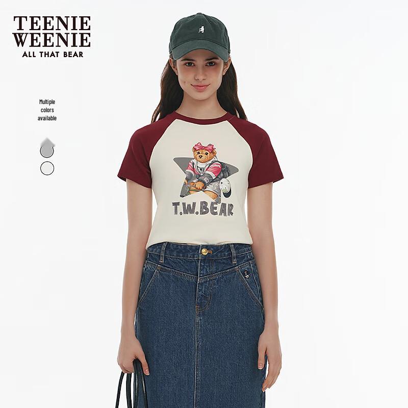 Teenie Weenie Women s Bear Raglan Sleeve T-Shirt S