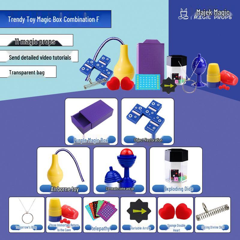 Magic Props Set: Educational Performance Kit for Boys and Girls - Perfect Festival or Birthday Gift