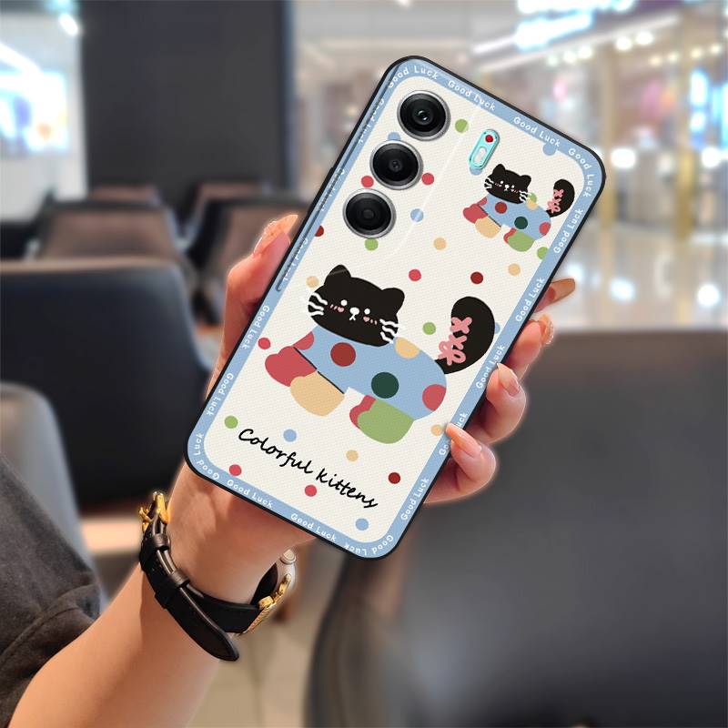 Silicone Dirt-resistant Phone Case For Tecno Camon40 Pro 5G/CM7 Back Cover Waterproof Cartoon Fashion Design Soft Case